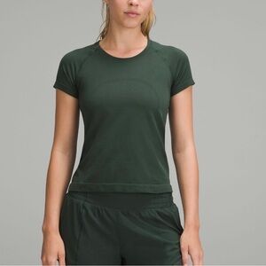 Women's Green Athletic Top Lululemon Swiftly
